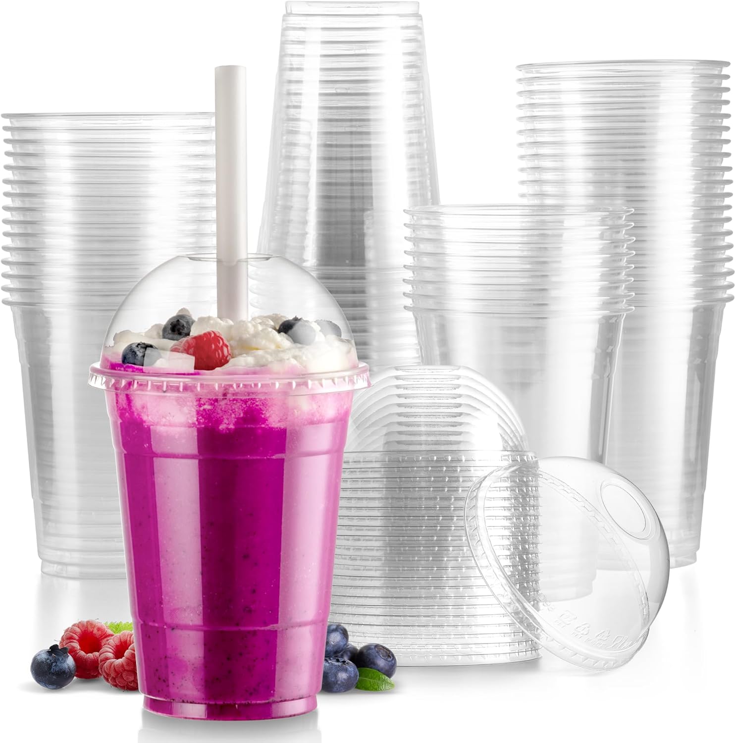 Clear Plastic Cups with Dome L - đánh giá và giá Plastic Dome Clear